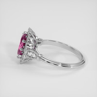 1.82 Ct. Pink Sapphire Ring, Platinum 950 4