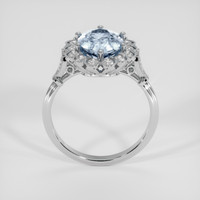 2.09 Ct. Blue Sapphire Ring, Platinum 950 3