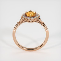 1.09 Ct. Sapphire Ring, 14K Rose Gold 3