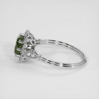 1.94 Ct. Bi Color Sapphire Ring, Silver 4