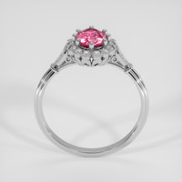 1.11 Ct. Pink Tourmaline Ring, 10K White Gold 3
