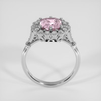 2.55 Ct. Pink Sapphire Ring, 10K White Gold 3