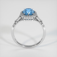 1.80 Ct. Sapphire Ring, 14K White Gold 3