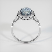2.25 Ct. Bi Color Sapphire Ring, 14K White Gold 3