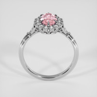 1.54 Ct. Padparadscha Sapphire Ring, 14K White Gold 3