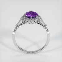 1.13 Ct. Bi Color Sapphire Ring, 14K White Gold 2