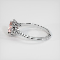 1.18 Ct. Sapphire Ring, 14K White Gold 4