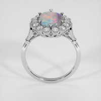 1.75 Ct. Multi Color Opal Ring, 18K White Gold 3