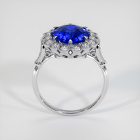 3.07 Ct. Sapphire Ring, 18K White Gold 3