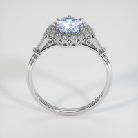1.32 Ct. Bi Color Sapphire Ring, 18K White Gold 3