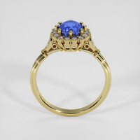 1.44 Ct. Blue Sapphire Ring, 10K Yellow Gold 3
