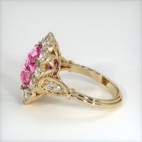 2.09 Ct. Pink Sapphire Ring, 14K Yellow Gold 4