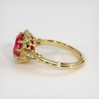 2.36 Ct. Ruby Ring, 14K Yellow Gold 4