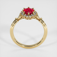 1.22 Ct. Ruby Ring, 14K Yellow Gold 3