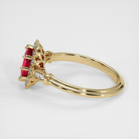 1.22 Ct. Ruby Ring, 14K Yellow Gold 4