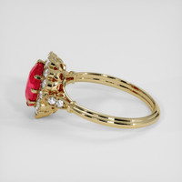 2.26 Ct. Ruby Ring, 14K Yellow Gold 4