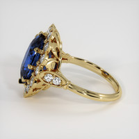 6.61 Ct. Sapphire Ring, 14K Yellow Gold 4