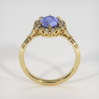 2.57 Ct. Violet Sapphire Ring, 14K Yellow Gold 3
