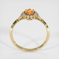 0.69 Ct. Sapphire Ring, 14K Yellow Gold 3