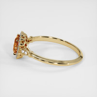 0.69 Ct. Sapphire Ring, 14K Yellow Gold 4
