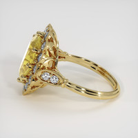 4.88 Ct. Yellow Sapphire Ring, 14K Yellow Gold 4