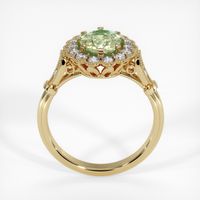 1.87 Ct. Yellowish Green Sapphire Ring, 14K Yellow Gold 3
