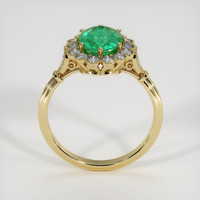 1.76 Ct. Emerald Ring, 18K Yellow Gold 3