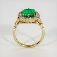2.36 Ct. Emerald Ring, 18K Yellow Gold 3