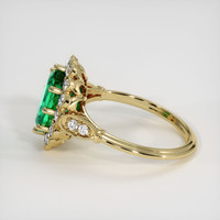 2.35 Ct. Emerald Ring, 18K Yellow Gold 4