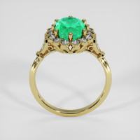 1.87 Ct. Emerald Ring, 18K Yellow Gold 3