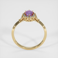 1.06 Ct. Sapphire Ring, 18K Yellow Gold 3