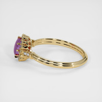 1.06 Ct. Sapphire Ring, 18K Yellow Gold 4