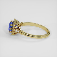 1.44 Ct. Blue Sapphire Ring, 18K Yellow Gold 4