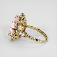 6.62 Ct. Pink Sapphire Ring, 18K Yellow Gold 4