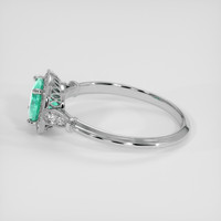 1.03 Ct. Emerald Ring, Platinum 950 4