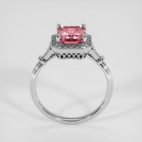 1.78 Ct. Pink Tourmaline Ring, Platinum 950 3