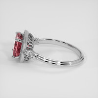 1.78 Ct. Pink Tourmaline Ring, Platinum 950 4