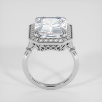 7.43 Ct. Blue Aquamarine Ring, Platinum 950 3
