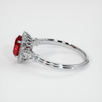 1.02 Ct. Ruby Ring, Platinum 950 4