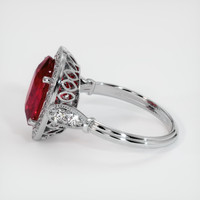 5.00 Ct. Ruby Ring, Platinum 950 4