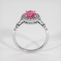 2.09 Ct. Padparadscha Sapphire Ring, Platinum 950 3