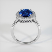 4.03 Ct. Blue Sapphire Ring, Platinum 950 3