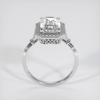 3.59 Ct. White Sapphire Ring, Platinum 950 3