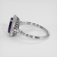 1.43 Ct. Bi Color Sapphire Ring, Platinum 950 4