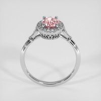 1.69 Ct. Padparadscha Sapphire Ring, Platinum 950 3