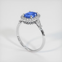 1.24 Ct. Sapphire Ring, Platinum 950 2