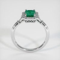 1.23 Ct. Emerald Ring, Platinum 950 3