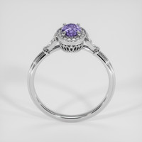 0.52 Ct. Violet Sapphire Ring, Platinum 950 3