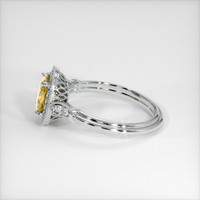 1.65 Ct. Yellow Sapphire Ring, Platinum 950 4