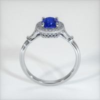 1.47 Ct. Blue Sapphire Ring, 10K White Gold 3